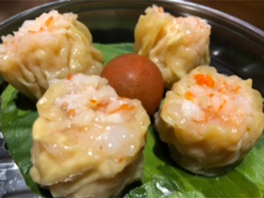 Sui mai de Cangrejo y langostino