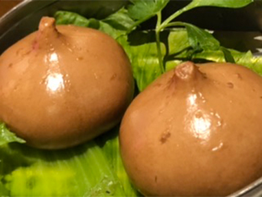 Bao de chocolate y naranja